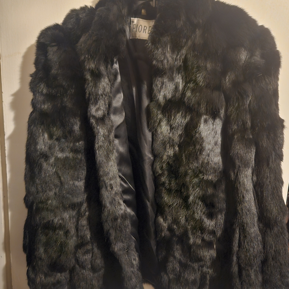 Elegant Black Faux Fur Teddy Jacket